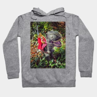 She-Ra on a Dinosaur Hoodie